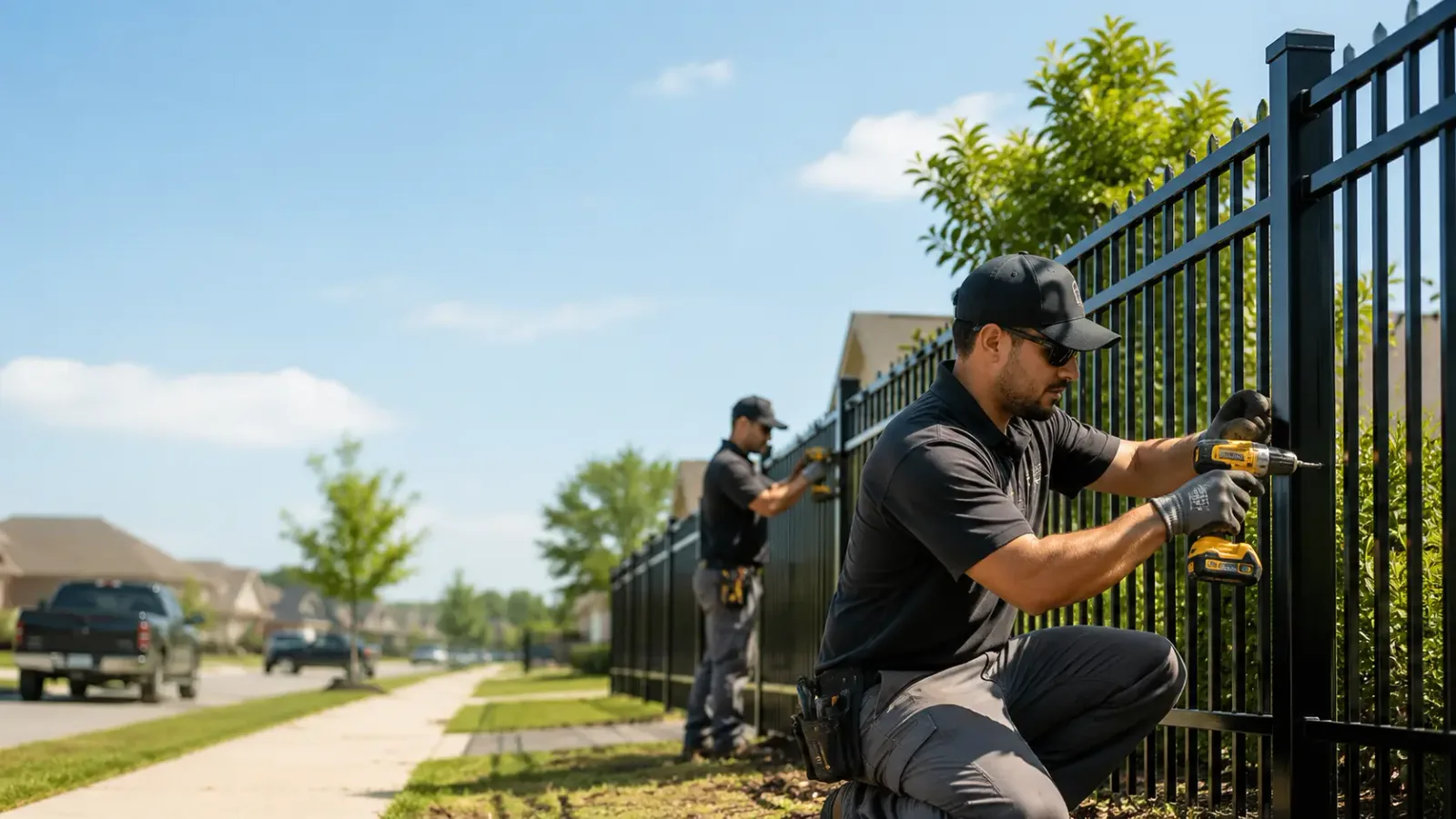 Metal Fence Installation in Kasbeer, IL
